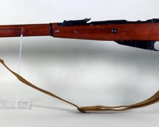 Mosin Nagant M91/30 7.62 x 54R Bolt Action Rifle SN# DD2938, Dated 1939, Tula Factory Marking, Canvas Sling, Ammo Pouch And Oil Can