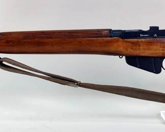 Savage / Lee Enfield 5 No 4 MK I* .303 British Bolt Action Rifle SN# 56C5354, Lend-Lease, N (arrow) Z (New Zealand Forces) Marked On Band, Marked US Property, Canvas Sling, 3 Bayonets In Frogs