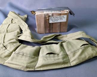 7.9mm And 8mm Ammo, Approx 130 Rds, Some In Stripper Clips In Bandolier