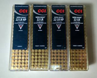 .22 LR Ammo, Approx 2185 Rds, Brands Include Remington, CCI, Winchester, And More