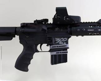 I.O. Inc I0-15 .300 Blackout Pistol SN# NH0000898, L3 EOTech Red/Green Sight, Troy Ind. Battlesights, Adjustable Brace