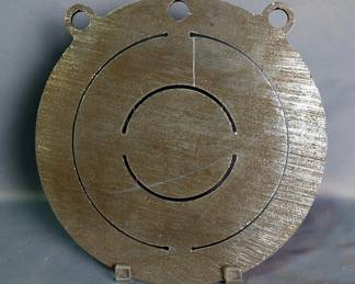 Metal Target Gong, 11.5" X 11.5"