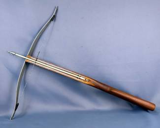 Custom Crossbow Made From Rifle Stock, With Bolt