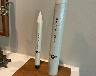 Desktop missile models. 