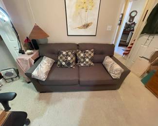 Like new, never slept on. Queen sleeper sofa. 