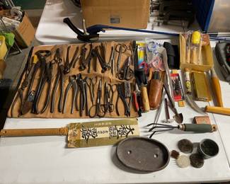 Vintage Japanese / signed bon$ai tools 