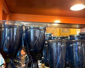 Noritake Sweet Swirl Pattern Glasses