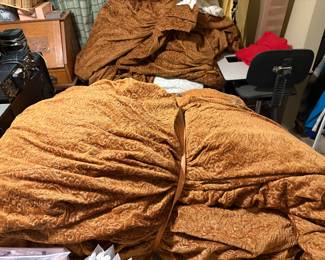 Custom Drapes 250" long.  Very heavy, quality drapes.