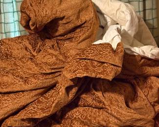 Custom Drapes 250" long.  Very heavy, quality drapes.