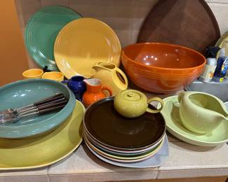 Russel Wright & Feista dishes