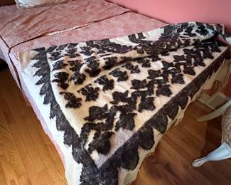 1 of 2 wool handcrafted blankets available