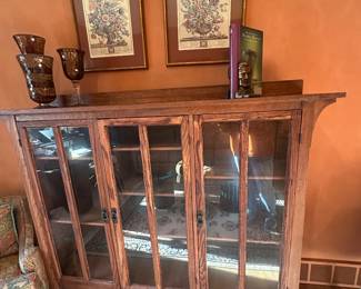Craftsman style bookcase