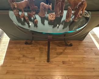 Carved nativity set made in Italy