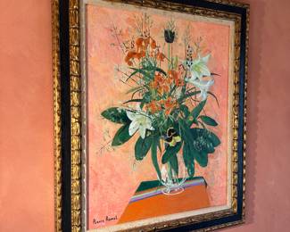 Signed "Pierre Ramel" ( French 1927-1997 ) Oil on canvas