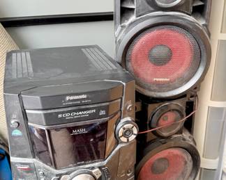 Panasonic 5 CD Changer Stereo System