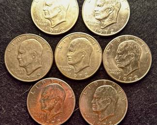 1972 Eisenhower Dollars