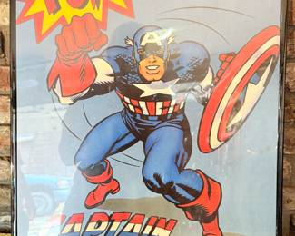 Captain America Movie Poster 1988