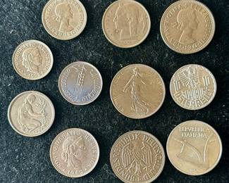 Assorted Foreign Coins