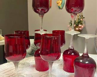 Tons of gorgeous vintage bar ware