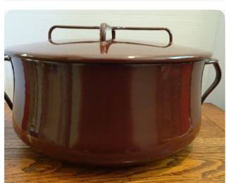 nsk France &#127467;&#127479; Købenstyle casserole dish &  Dutch oven, designed by Jens Quistgaard in 1956!  Enamelware at its best!