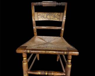 Authentic antique Hitchcock chair