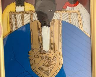 Glass painting by Artist  Gora M Bengue