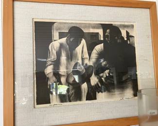 Lithograph by Artist John not numbered .