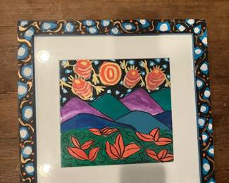  Artist Sarah Rakes painting