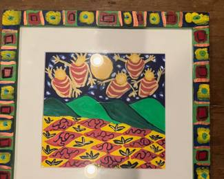 Artist Sarah Rakes painting