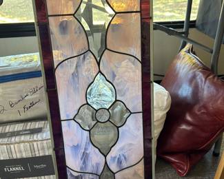 11 1/2 X 35" STAINED GLASS