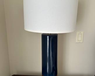 Gold/navy lamp (2 available)