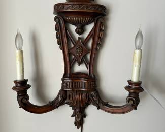 Antique sconces (2 available)