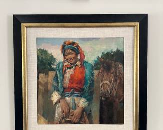 Jan Peng Wang, master oil painter. “sunshine”
$1,800
32” x 32” frame
This item will not go half price.
Saturday will go down to $1350.