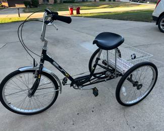 Miami Sun traditional trike
Retails for $650 asking $300.
Will not go half-price.
Like new.