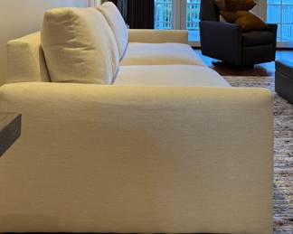 Arhaus Kipton Deep Slim Arm Sofa in Nomad Finish. Measures 44" D x 92" W. Photo 3 of 4.
