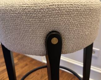 Arhaus Boucle Bar Stools - 3 Available. Each Measures 20" W x 26" Seat Height. Photo 2 of 3.