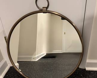 Arhaus Round Thomas Wall Mirror. Measures 22" D.