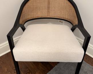 Arhaus Aimee Chair - Solid Oak with Cane Back Chair. Measures 30" W x 28" D. Photo 2 of 3.