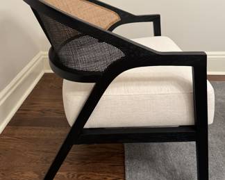 Arhaus Aimee Chair - Solid Oak with Cane Back Chair. Measures 30" W x 28" D. Photo 3 of 3.