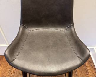 Arhaus Gage Faux Leather Counter Stool - 3 Available. Each Measures 20" W with 26" Seat Height. Photo 4 of 5.