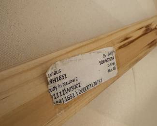 Arhaus "Study In Neutral," Framed Print. Measures 49" x 49". Photo 3 of 3.