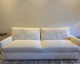 Arhaus Kipton Deep Slim Arm Sofa in Nomad Snow. Measures 44" D x 92" W. Photo 1 of 4.