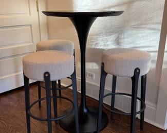 Arhaus Saint Germain Bar Table. Measures 27.5" D x 43" H. Photo 1 of 4.