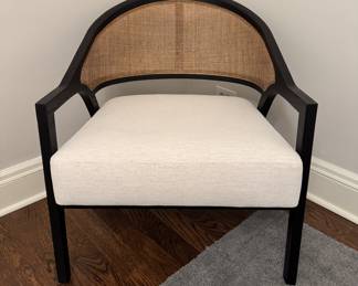 Arhaus Aimee Chair - Solid Oak with Cane Back Chair. Measures 30" W x 28" D. Photo 1 of 3.