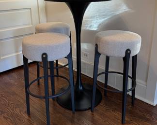 Arhaus Saint Germain Bar Table. Measures 27.5" D x 43" H. Photo 2 of 4.