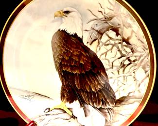 Limited edition eagle plates