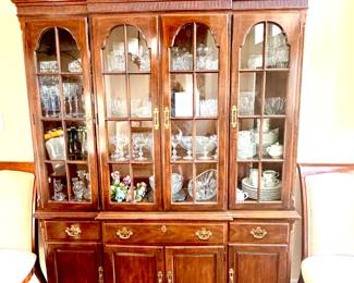 Spectacular lighted china cabinet
