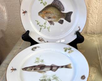 Vintage Richard Ginori fish plates