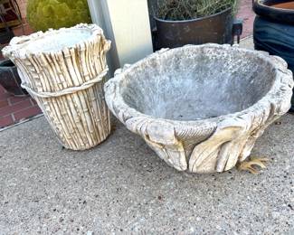 Concrete planters
