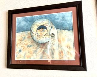 Signed Southwestern water color
